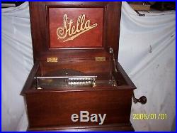 Antique Stella Music Box Works But Needs Tlc