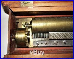 Antique Swiss 13 Cylinder Music Box Parts Or Repair