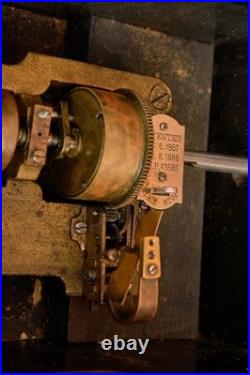 Antique Swiss 6-Air Cylinder Music Box Jacot NY Mermod Frères -Needs Service