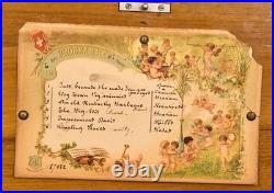 Antique Swiss 6-Air Cylinder Music Box Jacot NY Mermod Frères -Needs Service