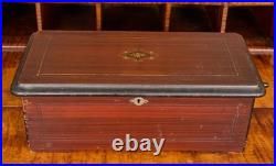Antique Swiss 6-Air Cylinder Music Box Jacot NY Mermod Frères -Needs Service