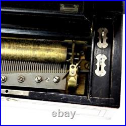 Antique Swiss 8-Tune Cylinder Music Box C1890 Antique Swiss 8-Tune Cylinder Music Box C1890