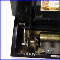 Antique Swiss 8-Tune Cylinder Music Box C1890 Antique Swiss 8-Tune Cylinder Music Box C1890