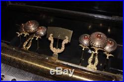 Antique Swiss Bremond 6-bell 8-song Cylinder Music Box 1876