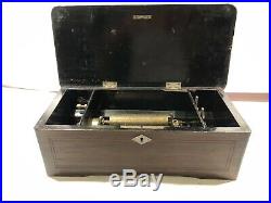 Antique Swiss Crank Cylinder Music Box