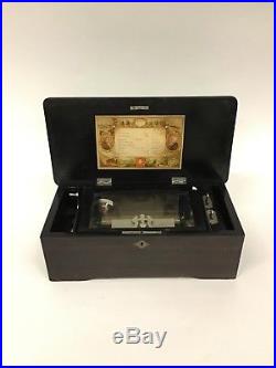 Antique Swiss Cylinder Music Box
