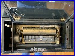 Antique Swiss Cylinder Music Box