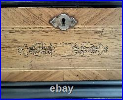 Antique Swiss Cylinder Music Box 11 Cylinder. 10 Tunes. 31.5 Pounds