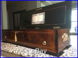 Antique Swiss Grand B. A. Bremond Restored Music Box 12 Songs/Aires