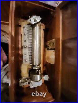 Antique Swiss Jacot Musical Box Patented Sep 22 1886 8 Songs