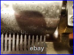 Antique Swiss Jacot Musical Box Patented Sep 22 1886 8 Songs
