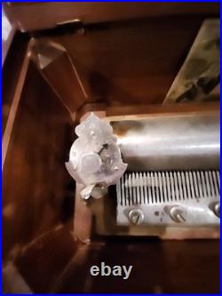Antique Swiss Jacot Musical Box Patented Sep 22 1886 8 Songs