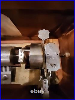Antique Swiss Jacot Musical Box Patented Sep 22 1886 8 Songs