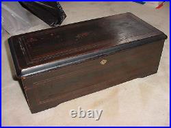 Antique Swiss Music Box with INCREDIBLE Tune selections! 10 tunes