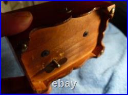 Antique Swiss mechanical music box two tunes WASHINGTON POST MARCH RARE OLD WOW