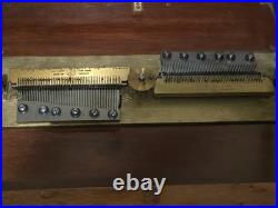 Antique Symphonion Disc Music Box with Ludwig Brüder Disc Working Germany