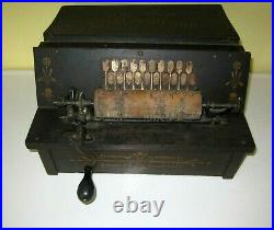 Antique The Gem Roller Organ Music Box The Autophone Co Ithaca NY 41 Music Cobs