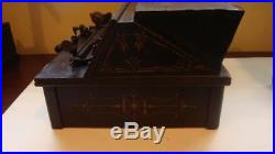 Antique The Gem Roller Organ Pat. May 31st 1887 +2 Cobs New Bellows & 1 Pad