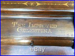 Antique The Improved Celestina Roller Organ