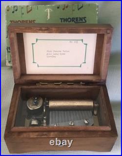 Antique Thorens 3 Airssongs Music Box, Prior Ruegue Era Completely Refurbished Antique Thorens 3 Airssongs Music Box, Prior Ruegue Era Completely Refurbished