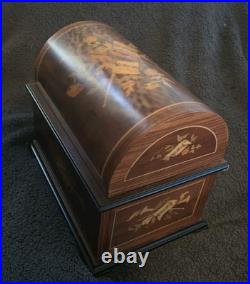 Antique Thorens Automatic Disc Music Works Treasure Chest 30 Teeth 9 Discs Antique Thorens Automatic Disc Music Works Treasure Chest 30 Teeth 9 Discs