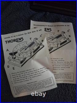 Antique Thorens Automatic Disc Music Works Treasure Chest 30 Teeth 9 Discs Antique Thorens Automatic Disc Music Works Treasure Chest 30 Teeth 9 Discs