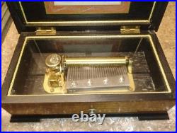 Antique Thorens Music Box Lara's Theme Dr. Shivago Edelweiss Try To Remember3/50