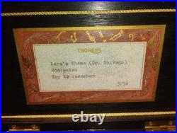 Antique Thorens Music Box Lara's Theme Dr. Shivago Edelweiss Try To Remember3/50
