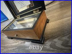 Antique Thorens Switzerland 6 Tune Key Wind Music Box Vintage