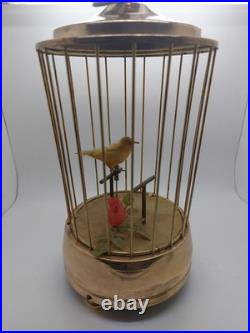 Antique Tilso Caged Bird Music Box Automation With Defect