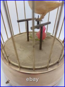 Antique Tilso Caged Bird Music Box Automation With Defect