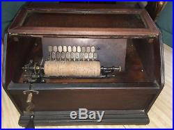 Antique Victorian Concert Roller Organ Music Box From Estate To Restore