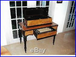 Antique Victorian Interchangeable Cylinder MUSIC BOX. VERY RARE & WORKING
