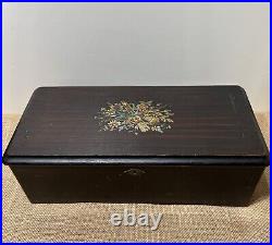 Antique Victorian Style Large Swiss Music Box Antique Victorian Style Large Swiss Music Box