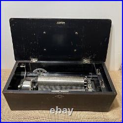 Antique Victorian Style Large Swiss Music Box Antique Victorian Style Large Swiss Music Box