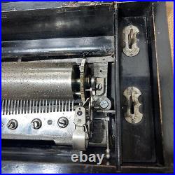 Antique Victorian Style Large Swiss Music Box Antique Victorian Style Large Swiss Music Box