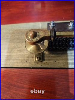 Antique/Vintage 19th C. REGINA Victorian Table Top Music Box -Plays 15.5 Discs