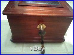 Antique Vintage Collectible Regina Music Box With 25 Music Disks