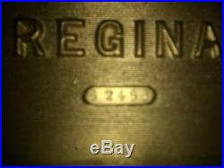 Antique Vintage Collectible Regina Music Box With 25 Music Disks