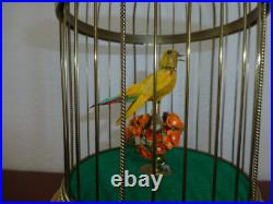 Antique / Vintage French Bontems Singing Bird Cage Bird Automaton Music Box