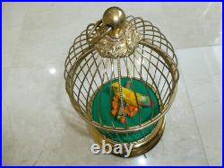 Antique / Vintage French Bontems Singing Bird Cage Bird Automaton Music Box
