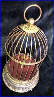 Antique/Vintage German Automated Bird In Cage Automated