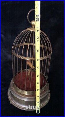 Antique/Vintage German Automated Bird In Cage Automated