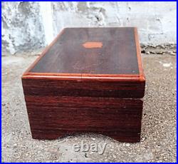 Antique Vintage Swiss Thorens 3 Song Mechanical Lullaby Music Box Antique Vintage Swiss Thorens 3 Song Mechanical Lullaby Music Box