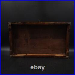 Antique c. 1870 B. H. Abrahams Swiss Cylinder 8 Air 24 Note Wood Music Box Works