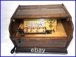 Antique c1880-1890 Concert Roller Organ Hand Crank Cobb Music Rolls-Works Well