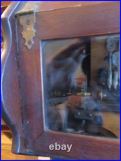 Antique c1880-1890 Concert Roller Organ Hand Crank with 15 Cobb Rolls as-is Estate