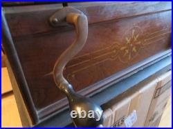 Antique c1880-1890 Concert Roller Organ Hand Crank with 15 Cobb Rolls as-is Estate
