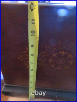 Antique c1880-1890 Concert Roller Organ Hand Crank with 15 Cobb Rolls as-is Estate