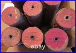 Antique c1880-1890 Concert Roller Organ Hand Crank with 15 Cobb Rolls as-is Estate